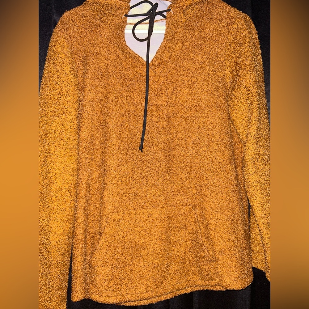 SHEIN Women's V-Neck camel Sweater
